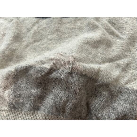 VINCE Women's 100% Gray Cashmere Color block Crew Neck Pullover Sweater Small - Picture 11 of 11